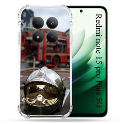 Coque Renforcée Pour Redmi Note 15 Pro Plus 5G Pompier Casque Camion
