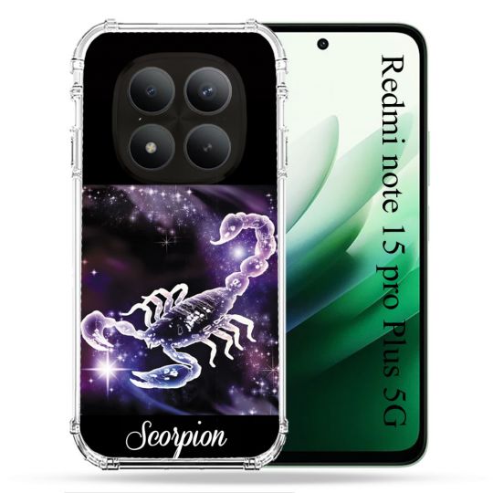 Coque Renforcée Pour Redmi Note 15 Pro Plus 5G Signe Zodiaque 2 Scorpion