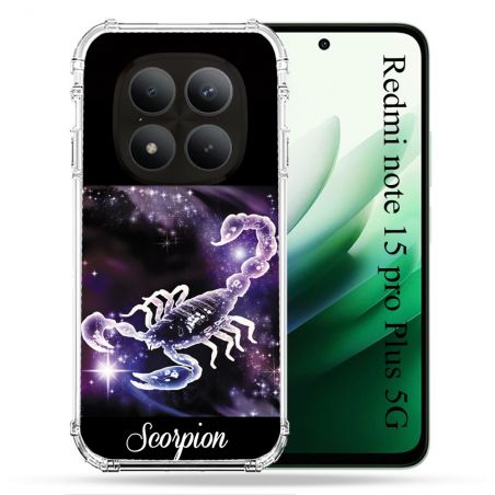 Coque Renforcée Pour Redmi Note 15 Pro Plus 5G Signe Zodiaque 2 Scorpion