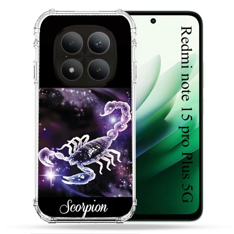 Coque Renforcée Pour Redmi Note 15 Pro Plus 5G Signe Zodiaque 2 Scorpion