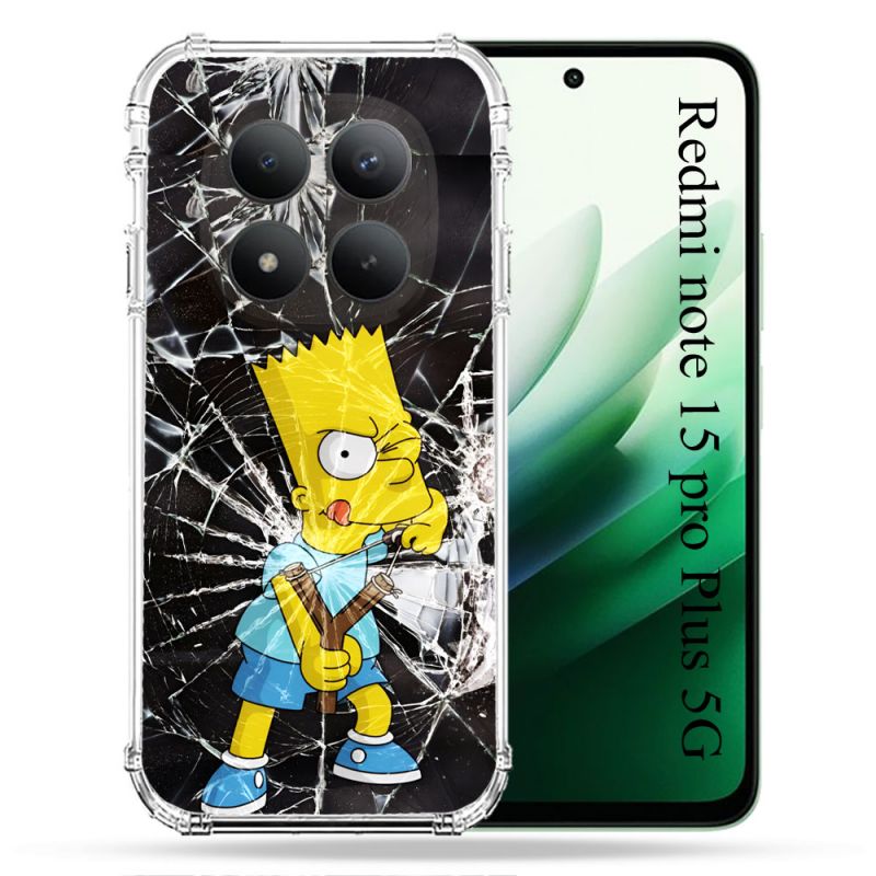 Coque Renforcée Pour Redmi Note 15 Pro Plus 5G Simpson Bart