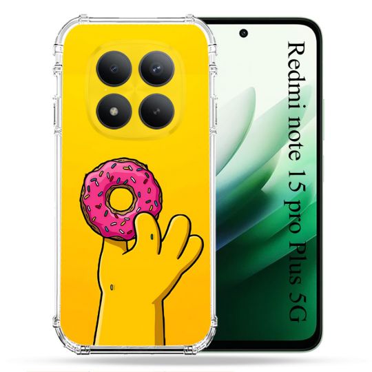 Coque Renforcée Pour Redmi Note 15 Pro Plus 5G Simpson Donuts