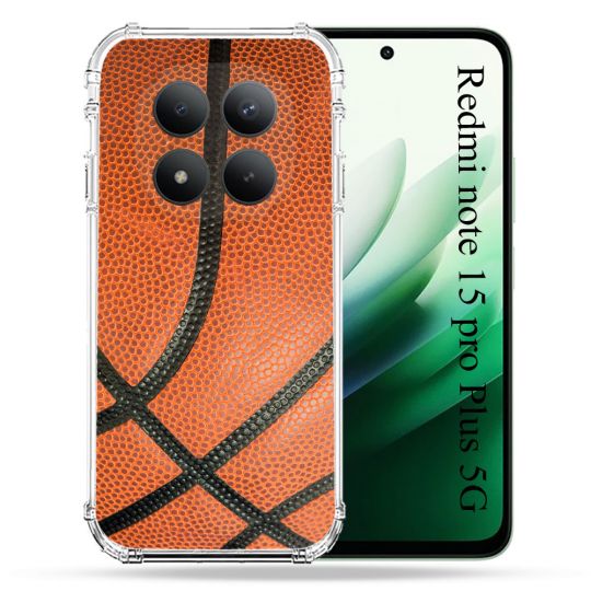 Coque Renforcée Pour Redmi Note 15 Pro Plus 5G Sport Ballon Basket