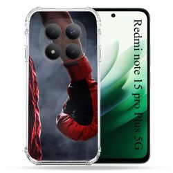 Coque Renforcée Pour Redmi Note 15 Pro Plus 5G Sport Boxe Gant Rouge