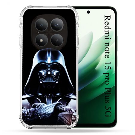 Coque Renforcée Pour Redmi Note 15 Pro Plus 5G Star Wars - Dark Vador Noir