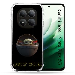 Coque Renforcée Pour Redmi Note 15 Pro Plus 5G Star Wars - Yoda bebe noir