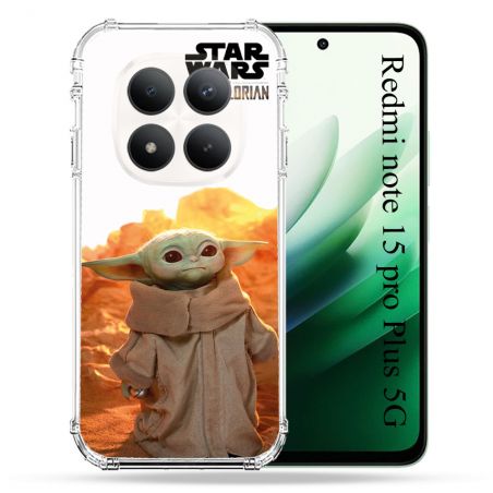 Coque Renforcée Pour Redmi Note 15 Pro Plus 5G Star Wars - Yoda bebe soleil