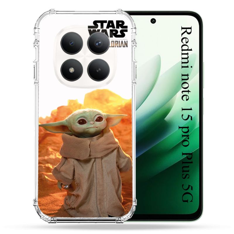 Coque Renforcée Pour Redmi Note 15 Pro Plus 5G Star Wars - Yoda bebe soleil