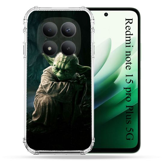 Coque Renforcée Pour Redmi Note 15 Pro Plus 5G Star Wars - Yoda sombre