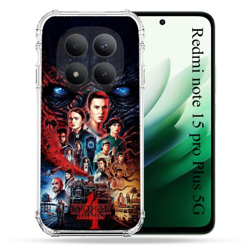 Coque Renforcée Pour Redmi Note 15 Pro Plus 5G Stranger Things Affiche 4