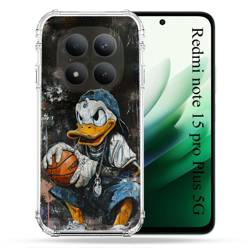 Coque Renforcée Pour Redmi Note 15 Pro Plus 5G Street Art Donald Duck