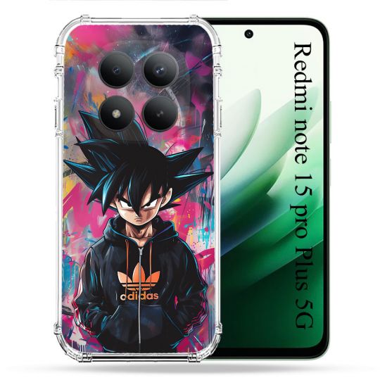 Coque Renforcée Pour Redmi Note 15 Pro Plus 5G Street Art Sangoku