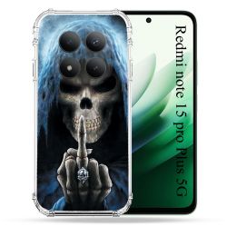 Coque Renforcée Pour Redmi Note 15 Pro Plus 5G Tete de Mort Doigt