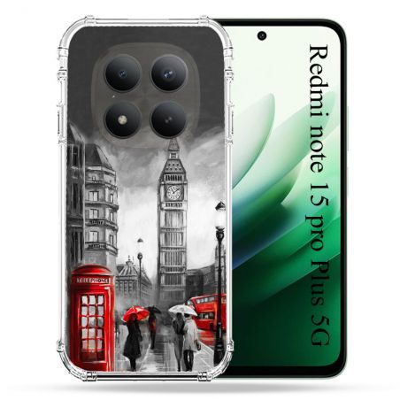 Coque Renforcée Pour Redmi Note 15 Pro Plus 5G Voyage Angleterre Londres Vintage