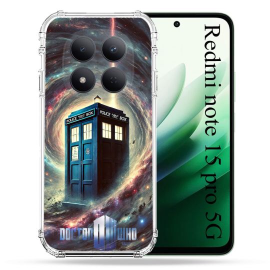 Coque Renforcée Pour Redmi Note 15 Pro 5G Dr Who Tardis Univers