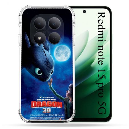 Coque Renforcée Pour Redmi Note 15 Pro 5G Dragons Affiche