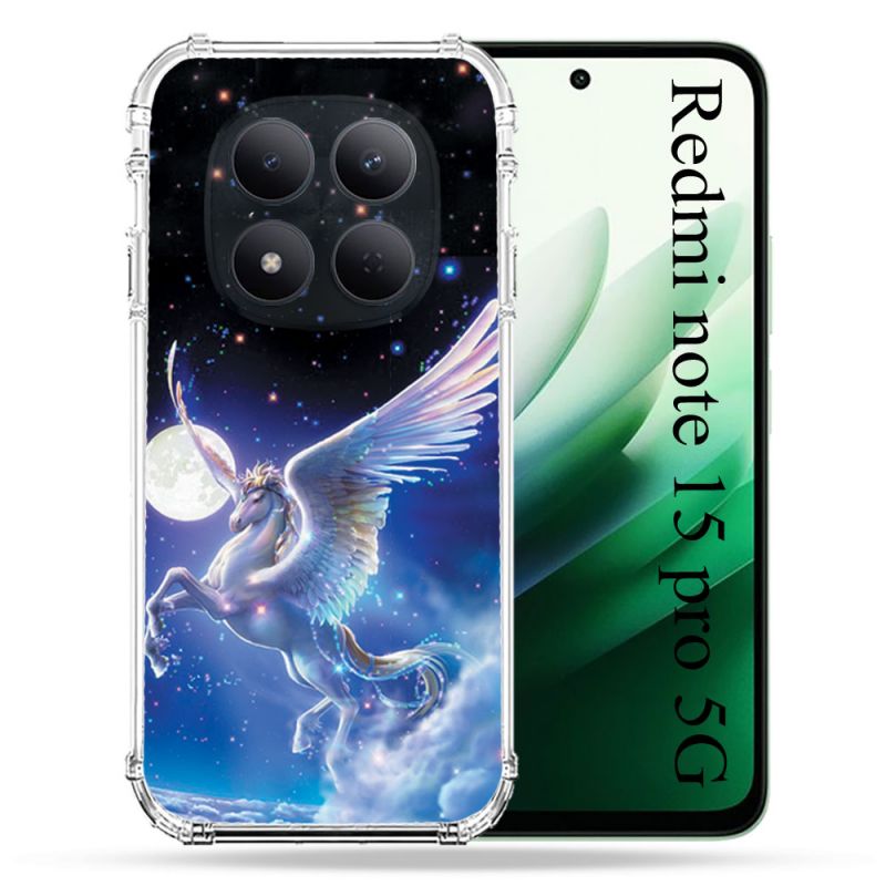 Coque Renforcée Pour Redmi Note 15 Pro 5G Fantastique Licorne Céleste
