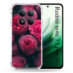 Coque Renforcée Pour Redmi Note 15 Pro 5G Fleur Pivoine