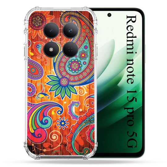 Coque Renforcée Pour Redmi Note 15 Pro 5G Fleur Psychedelic