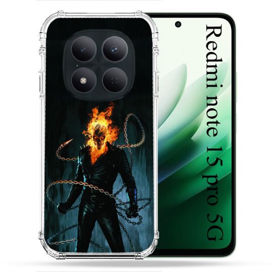 Coque Renforcée Pour Redmi Note 15 Pro 5G Ghost Rider
