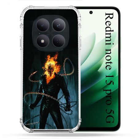 Coque Renforcée Pour Redmi Note 15 Pro 5G Ghost Rider