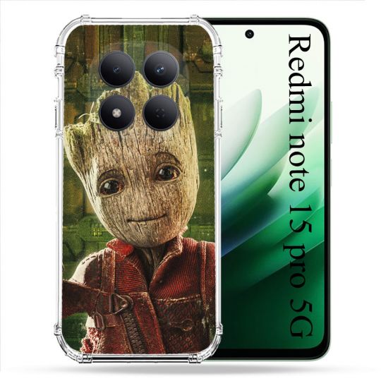 Coque Renforcée Pour Redmi Note 15 Pro 5G Groot Vert