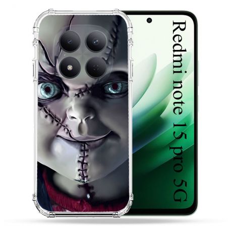 Coque Renforcée Pour Redmi Note 15 Pro 5G Horreur Chucky Cicatrice