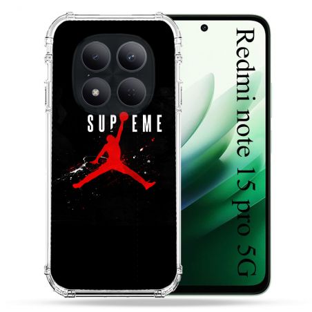 Coque Renforcée Pour Redmi Note 15 Pro 5G Jordan Supreme Noir