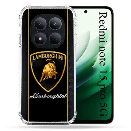 Coque Renforcée Pour Redmi Note 15 Pro 5G Lamborghini Carbone