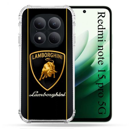 Coque Renforcée Pour Redmi Note 15 Pro 5G Lamborghini Carbone