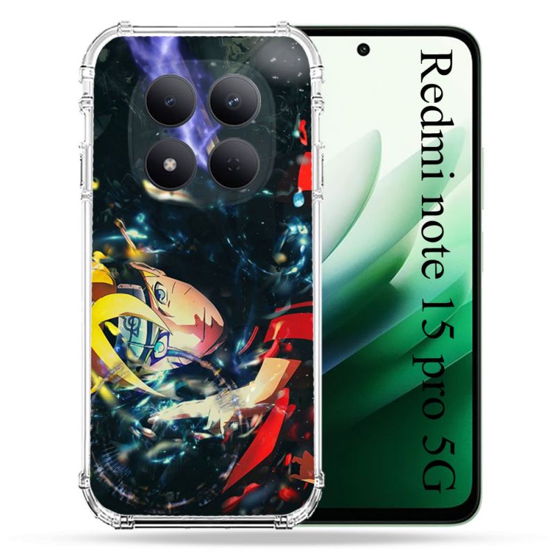 Coque Renforcée Pour Redmi Note 15 Pro 5G Manga Boruto Eclair