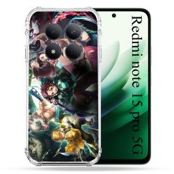 Coque Renforcée Pour Redmi Note 15 Pro 5G Manga Demon Slayer Groupe
