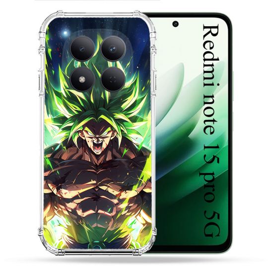 Coque Renforcée Pour Redmi Note 15 Pro 5G Manga Dragon Ball Broly