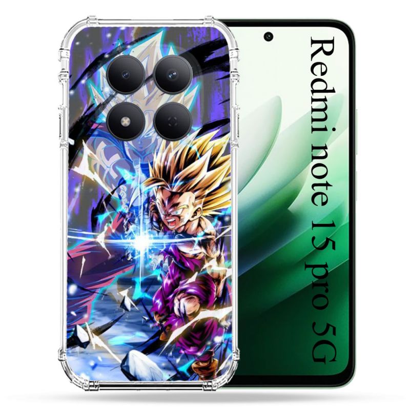 Coque Renforcée Pour Redmi Note 15 Pro 5G Manga Dragon Ball Sangohan Duo