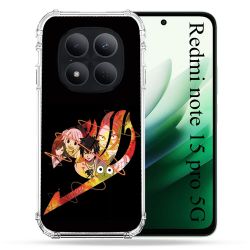 Coque Renforcée Pour Redmi Note 15 Pro 5G Manga Fairy Tail Logo Noir