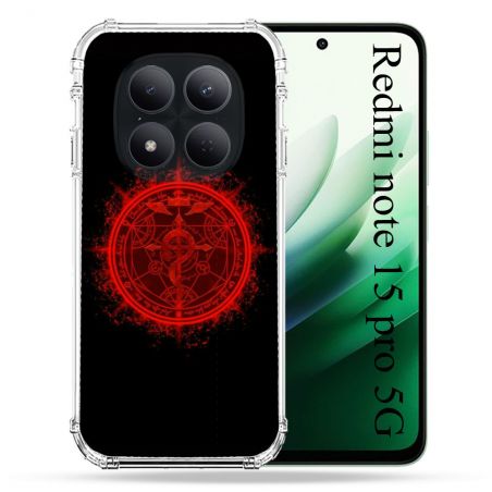 Coque Renforcée Pour Redmi Note 15 Pro 5G Manga Fullmetal Alchemist Logo