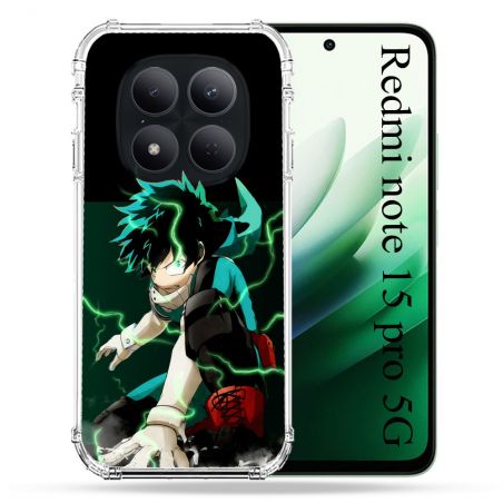 Coque Renforcée Pour Redmi Note 15 Pro 5G Manga My Hero Academia Deku