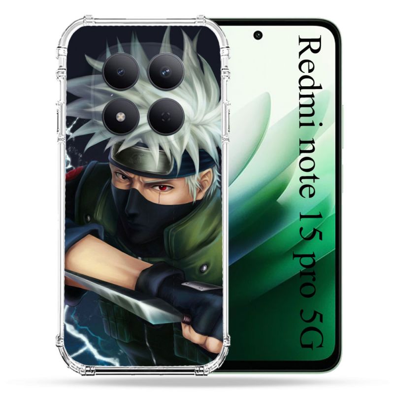 Coque Renforcée Pour Redmi Note 15 Pro 5G Manga Naruto Kakashi