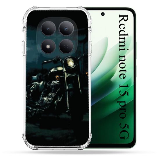 Coque Renforcée Pour Redmi Note 15 Pro 5G Moto Harley Vintage