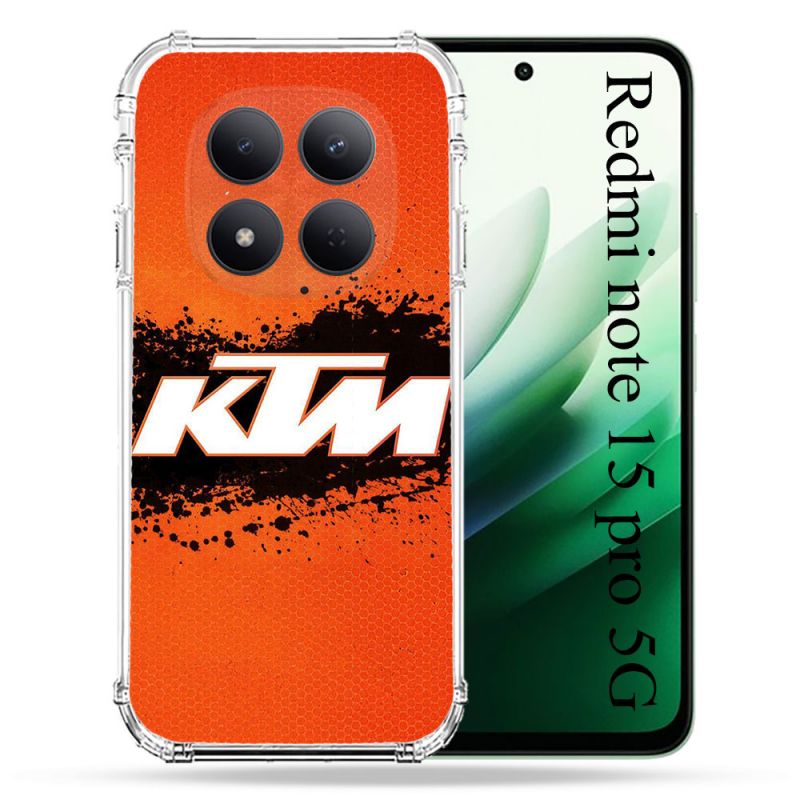 Coque Renforcée Pour Redmi Note 15 Pro 5G Moto KTM