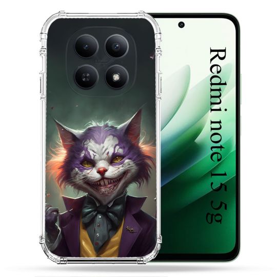 Coque Renforcée Pour Redmi Note 15 5G Animal Chat Joker