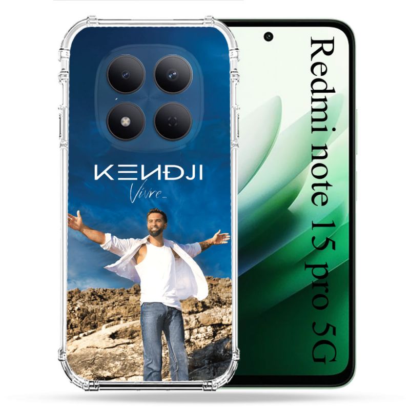 Coque Renforcée Pour Redmi Note 15 Pro 5G Musique Kendji