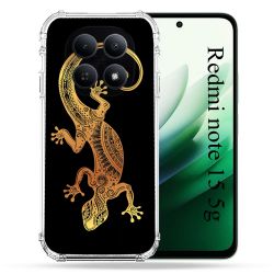 Coque Renforcée Pour Redmi Note 15 5G Animal Lezard Noir