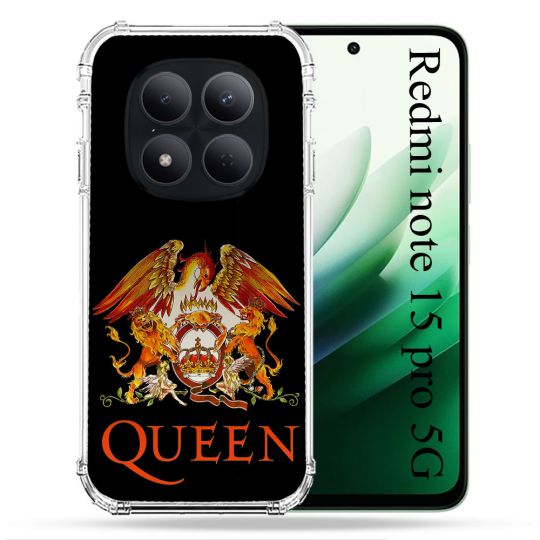 Coque Renforcée Pour Redmi Note 15 Pro 5G Musique Rock Queen
