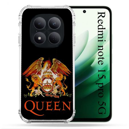 Coque Renforcée Pour Redmi Note 15 Pro 5G Musique Rock Queen