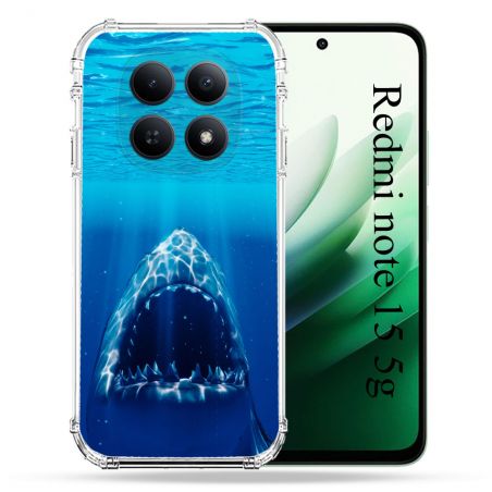 Coque Renforcée Pour Redmi Note 15 5G Animal Requin Dent