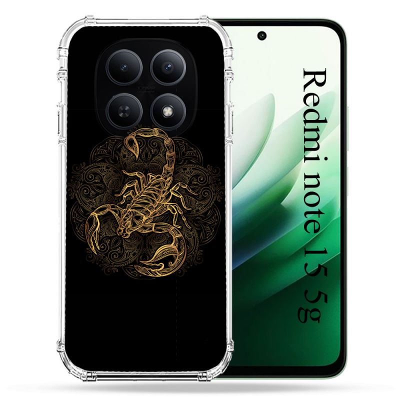 Coque Renforcée Pour Redmi Note 15 5G Animal Scorpion Fresque
