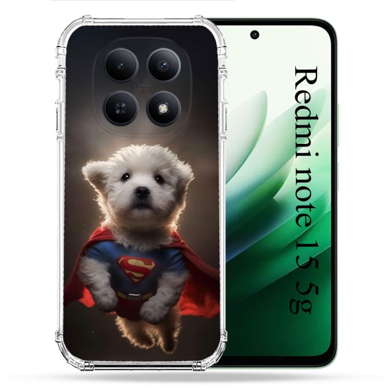 Coque Renforcée Pour Redmi Note 15 5G Animal Super Chien