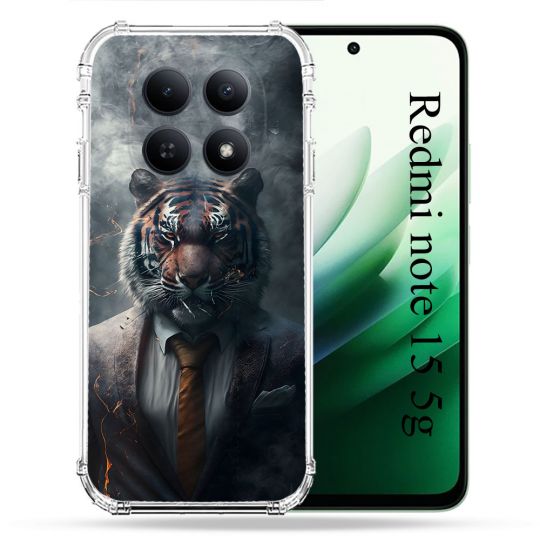 Coque Renforcée Pour Redmi Note 15 5G Animal Tigre Business