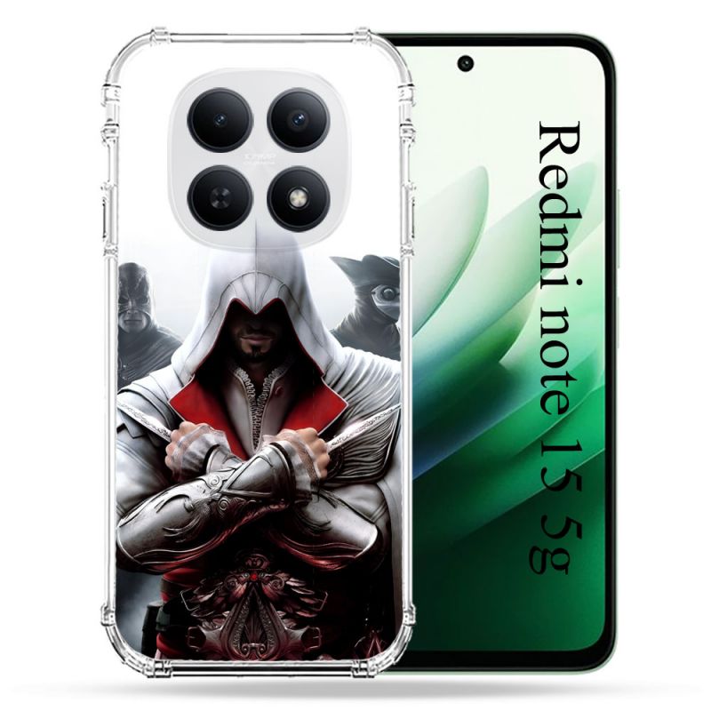 Coque Renforcée Pour Redmi Note 15 5G Assassin Creed Mask